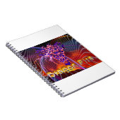 息をのむようなドラゴンファイアデザイン ノートブック (右側)