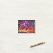 息をのむようなドラゴンファイアデザイン ポストイット (デスク上)