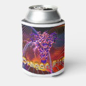 息をのむようなドラゴンファイアデザイン 缶クーラー (缶裏面)
