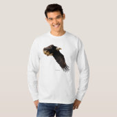 息をのむようなハゲのワシが空に Tシャツ (正面フル)