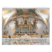 息をのむようなパイプオルガン – オルガンカレンダー カレンダー (カバー)