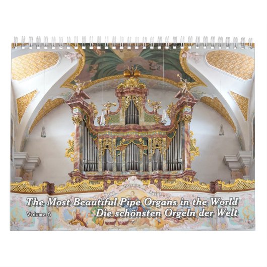 息をのむようなパイプオルガン – オルガンカレンダー カレンダー (カバー)