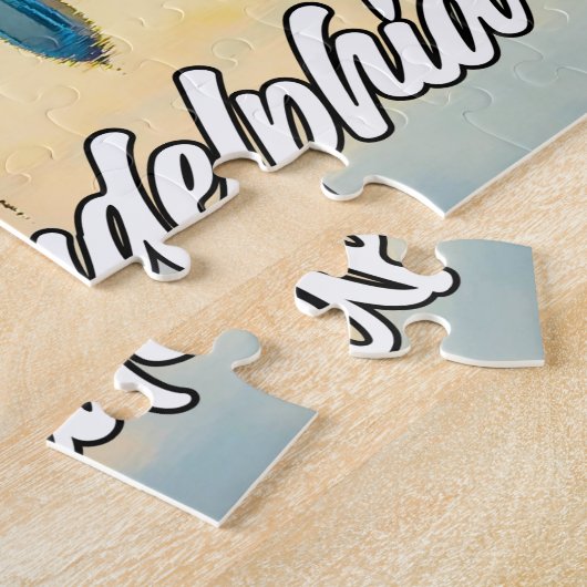 息をのむようなフィラデルフィア，ペンシルバニア州，アメリカ ジグソーパズル (側面)