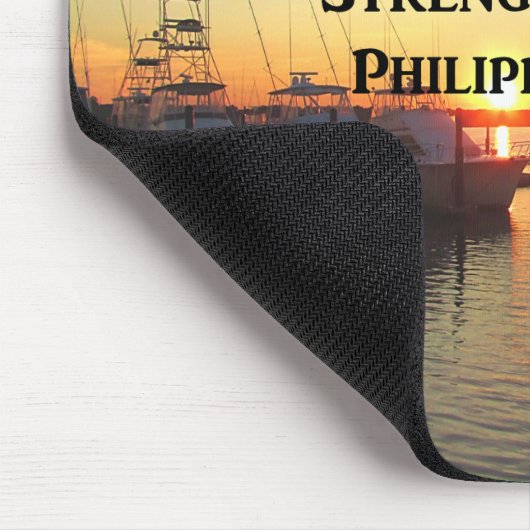 息をのむようなフィリップ4:13聖なる書物、 経典 マウスパッド (コーナー)