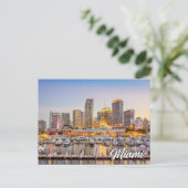 息をのむようなマイアミ，フロリダ州，アメリカ ポストカード (スタンド正面)