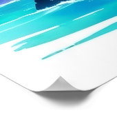 息をのむようなライトハウスパノラマの波 ポスター (角)