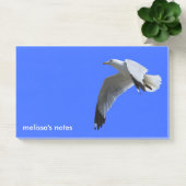 息をのむようなリングや輪でハシバメが飛んでいる ポストイット (オフィス)