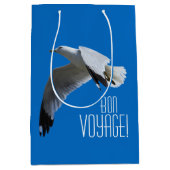 息をのむようなリングや輪でハシバメが飛んでいる ミディアムペーパーバッグ (正面)