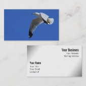 息をのむようなリングや輪でハシバメが飛んでいる 名刺 (正面/裏面)
