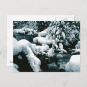 息をのむような冬の風景 ポストカード (正面/裏面)