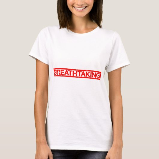 息をのむような切手 Tシャツ (正面)