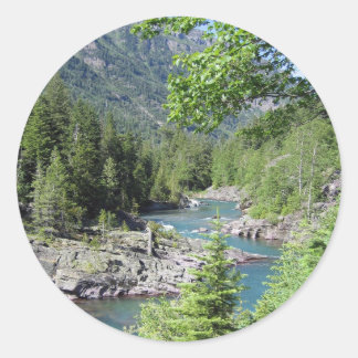 息をのむような国有林 ラウンドシール