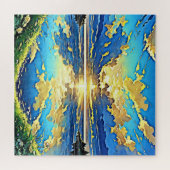 息をのむような夕日 ジグソーパズル (横)