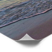 息をのむような日の出オンザザ海セレニティ祈りの言葉 ポスター (角)