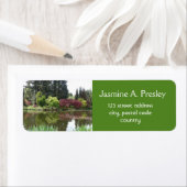 息をのむような春ガーデンアドレス ラベル (インサイチュ)