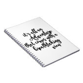 息をのむような景色を望む冒険白黒 ノートブック (右側)