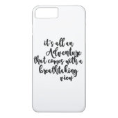 息をのむような景色を望む冒険白黒 Case-Mate iPhoneケース (裏面)