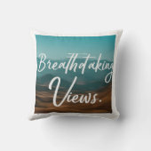 息をのむような景色 クッション (裏面)