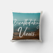 息をのむような景色 クッション (正面)
