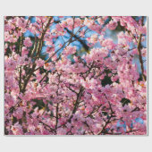 息をのむような桜ツリーインピンク開花 ラッピングペーパー (フラット)