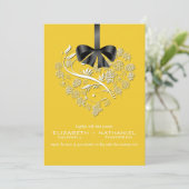 息をのむような結婚式招待状 招待状 (スタンド正面)