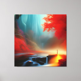 息をのむような美しい キャンバスプリント