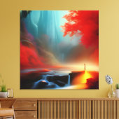 息をのむような美しい キャンバスプリント (インサイチュ (リビング))