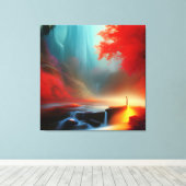 息をのむような美しい キャンバスプリント (インサイチュ (ウッドフロア))