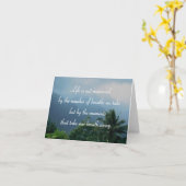 息をのむ瞬間遠くに カード (黄色い花)