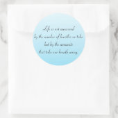 息をのむ瞬間遠くに ラウンドシール (バッグ)