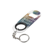 息を信じつけ、受ける** キーホルダー栓抜き (裏面アングル)