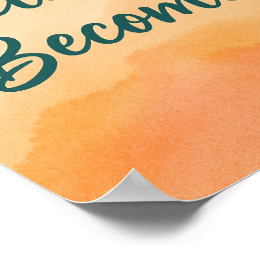 息を信じつけ – Wallやる気を起こさせる Art ポスター (角)