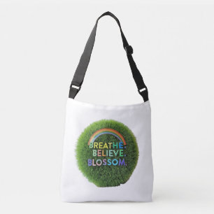 息を信じ吸う、花 – クロス体バッグ クロスボディバッグ