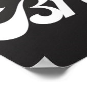 息を吐き出すタイポグラフィ| のリラックス壁 ポスター (角)