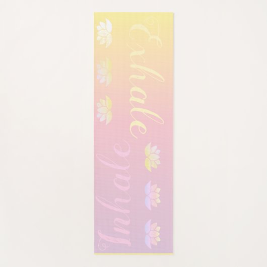 息を吐き出すフェード ヨガマット (正面)