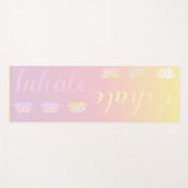 息を吐き出すフェード ヨガマット (正面(横))