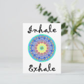 息を吐き出す ポストカード (スタンド正面)