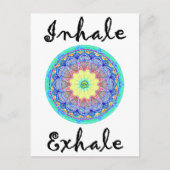 息を吐き出す ポストカード (正面)