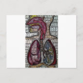 息を吐き出す ポストカード (正面)