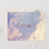 息を吐くポストカード ポストカード (正面/裏面)