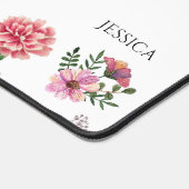 息を吐く息を吐く野生の花引用文デスクマット デスクマット (コーナー)