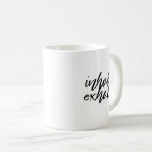 息を吐く コーヒーマグカップ (正面右)