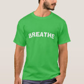 息を吐く Tシャツ (正面)