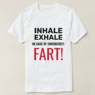 息を吸い込おもしろいむ Tシャツ