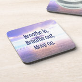 息を吸い込み、吸い出し、動きやる気を起こさせるて コースター (左側)