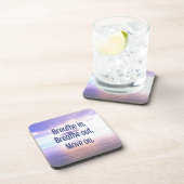 息を吸い込み、吸い出し、動きやる気を起こさせるて コースター (右側)