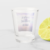 息を吸い込み、吸い出し、動きやる気を起こさせるて ショットグラス (裏面)