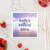 息を吸い込み、吸い出し、動きやる気を起こさせるて スタンダードカクテルナプキン (インサイチュ)