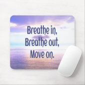 息を吸い込み、吸い出し、動きやる気を起こさせるて マウスパッド (マウス)