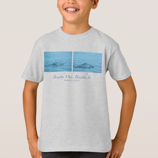 息を吸い込む、吸い込む Tシャツ (正面)